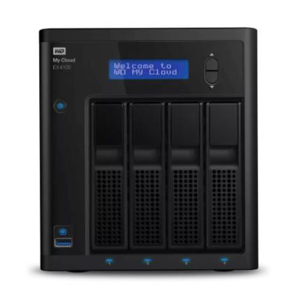 Nas western digital my cloud experts series ex4100 externo 24tb 4 bahias hot swap usb