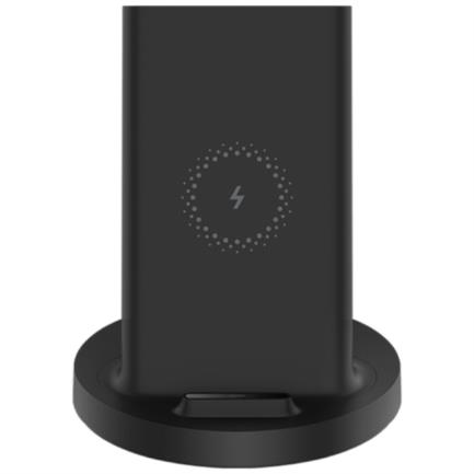 Cargador Xiaomi Mi 20W Wireless Charging Stand Carga Rápida Universal Color Negro