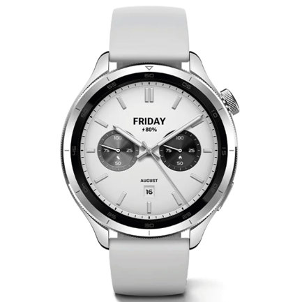 Smartwatch Xiaomi Watch S4 1.43" 466x466 píxeles HyperOS 2 Bluetooth 5.3 Resistente al Agua Color Plata