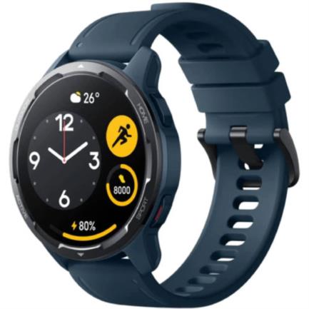 Watch xiaomi s1 active pantalla amoled 1.43" hd gps doble banda asistente incorporado alexa color azul