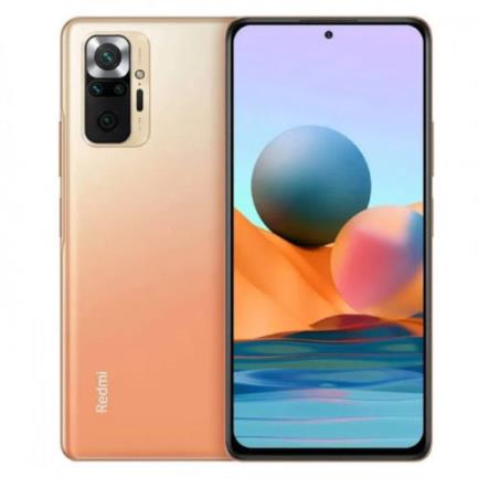 Smartphone xiaomi redmi note 10 pro 6.67" 128gb/6gb cámara 108mp+8mp+5mp+2mp/16mp snapdragon android 11 color bronce