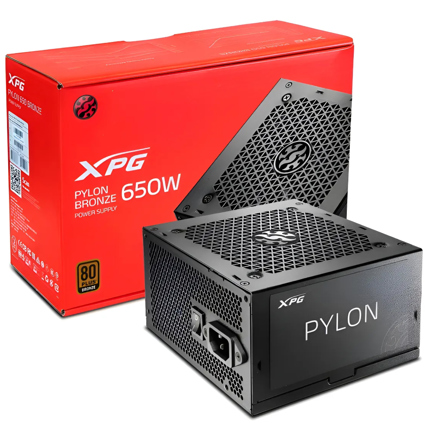 Fuente de Poder 650W XPG Pylon 80 Plus Bronze ATX 24 pin 2