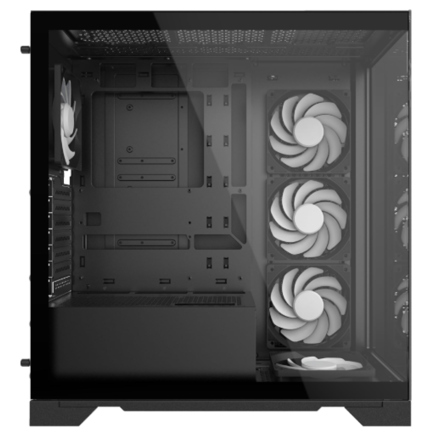 Gabinete Gamer XPG Invader X Media Torre De Vidrio Templado ATX Negro 2