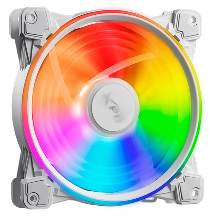 Ventilador XPG Hurricane 140mm ARGB PWM 140mm 1800RPM ARGB Blanco
