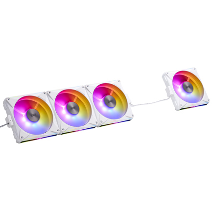 Ventilador XPG HURRICANE MAG 120 ARGB PWM 120mm 2000RPM ARGB Blanco