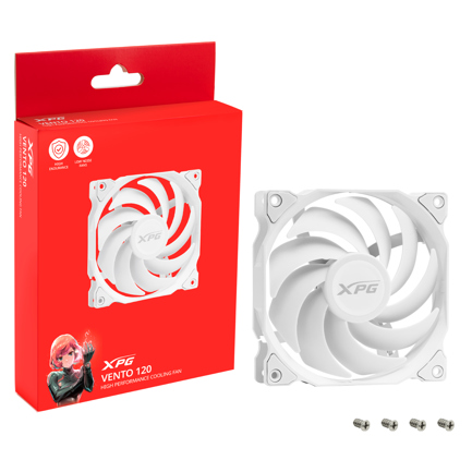 Ventilador XPG Vento 120 ARGB 120mm 1200RPM ARGB Blanco