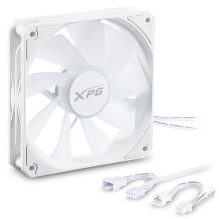 Ventilador XPG Vento R 120 PWM 120mm 1600RPM ARGB Blanco