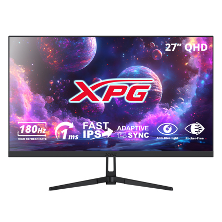 Monitor XPG 27 " Plano Fast IPS 2560x1440 QHD 180hz Negro 3