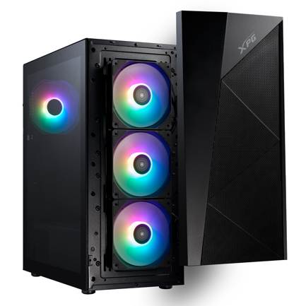 Gabinete XPG LANDER500 Mediatorre ATX Cristal Templado Negro