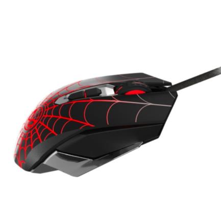 Mouse Óptico XTech XTM-M520SM de 7 Botones Iluminación LED para Videojuegos SpiderMan Ajustable Color Rojo/Negro 6