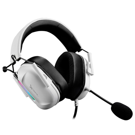 Diadema Gamer Alámbrica Xzeal Blanca con RGB