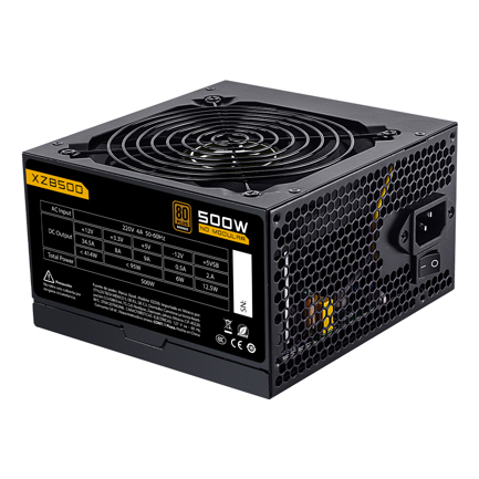 Fuente de Poder Xzeal 500W 80 PLUS Bronze 24-pin ATX 120mm 3