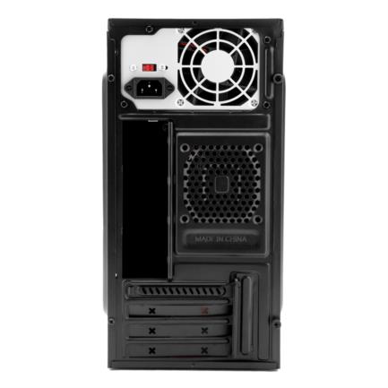 Gabinete Stylos Mini-Tower Micro-ATX/Mini-ITX USB 3.0 con Fuente de 500W sin Ventiladores Instalados Negro/Rojo 3