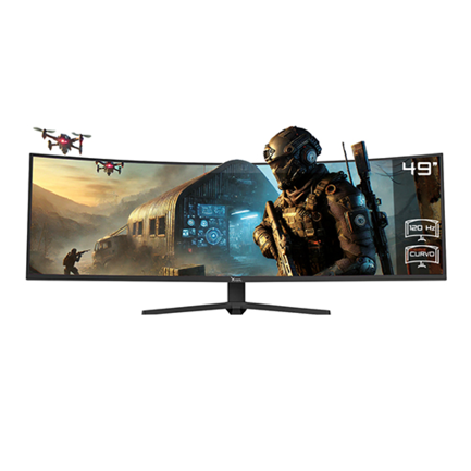 Monitor Xzeal 49 Xzeal XZ4090 Panel Curvo VA 5K 120Hz 4ms 2xDP + 2xHDMI Negro 3