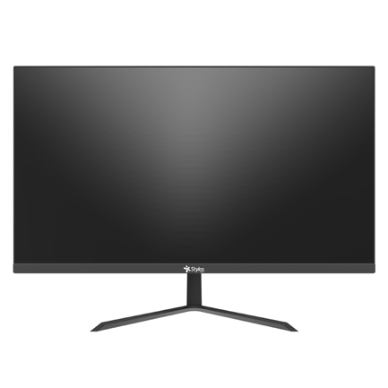Monitor Stylos SMOT7 23.8" Panel LED 1920x1080 HD Plana 100Hz 5ms 1xVGA + 1xHDMI+Vesa 100x100mm Negro