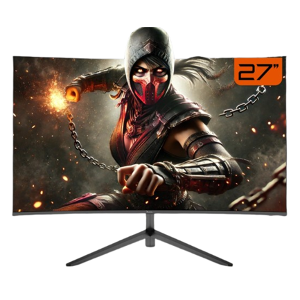 Monitor Xzeal 27 Xzeal XST-600 Panel Curvo VA FHD 100Hz 5ms 1xVGA + 1xHDMI + Vesa 100x100mm Negro
