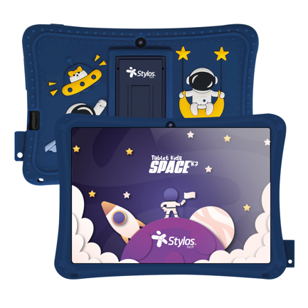 Tableta Stylos 7" Space Kids Wi-Fi Panel HD 2GB Ram+32GB Rom A A7  2MP 3500mAh USB Color Azul