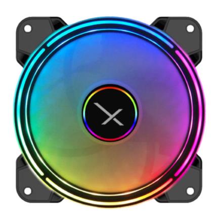 Kit ventiladores xzeal xz1100 argb 120x25mm 1200 rpm