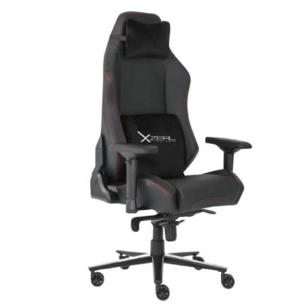 Silla gamer xzeal xz403 brazos 4d respaldo 180 grados color negro