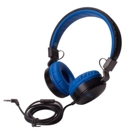 Diadema Stylos Alámbrica Auxiliar 3.5mm Altavoz Color Azul