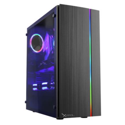 Gabinete gamer stylos xz105 atx/micro atx/mini itx usb color negro