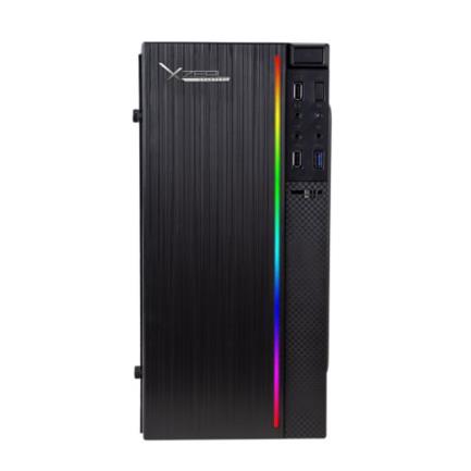 Gabinete mini xzeal gamer starter micro atx rgb 1 ventilador