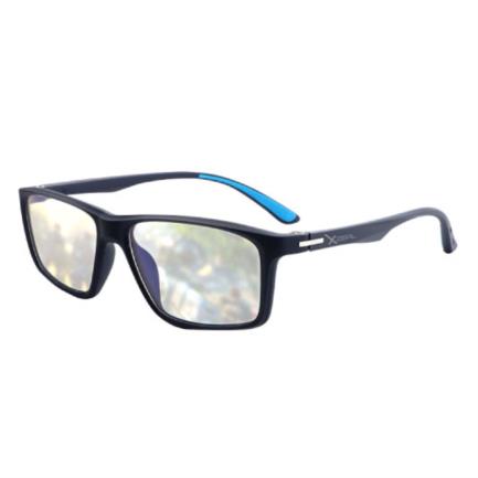 Lentes gamer stylos xz500 micas anti-blue light estuche/funda color azul
