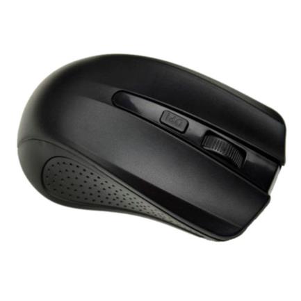 Mouse Stylos Inalámbrico Ergonómico USB 3 Botones Color Negro 2