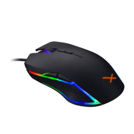 Mouse xzeal real gamers xz920 full rgb 12400 dpi usb color negro