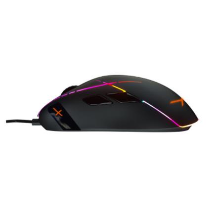 Mouse Xzeal Real Gamers XZ930 Full RGB 12400 dpi USB 9 Botones Color Negro 2