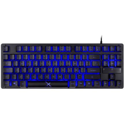 Teclado stylos xzeal starter xst-300 gamer alámbrico alambrico led usb 87 teclas color negro
