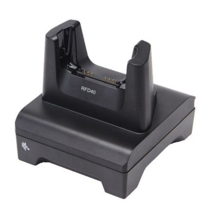 Cuna de Carga Zebra RFD40 de 1 Ranura Requiere PWR-BGA12V50W0WW Cable CBL-DC-388A1-01 y Cable de Alimentacion