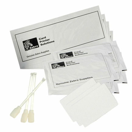 Kit de Limpieza Zebra para ZXP Serie 7 60Mil Impresiones 12 Tarjetas de Limpieza 12 Hisopos y 3 Tarjetas Adhesivas