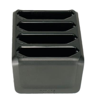 Cargador de Batería Zebra para Interior de 4 Ranuras con Estilo LED para Indicar la Carga Color Negro