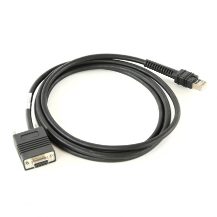 Cable Serial Zebra DB9 Hembra de 2 metros para escáners