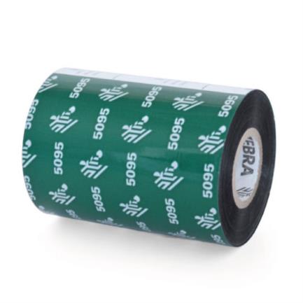 Cinta de Resina Zebra 83mm x 450m (327 Pulgadas x 1476 Pies) 5095 Alto Rendimiento Nucleo de 25mm (1 Pulgada) 6/caja