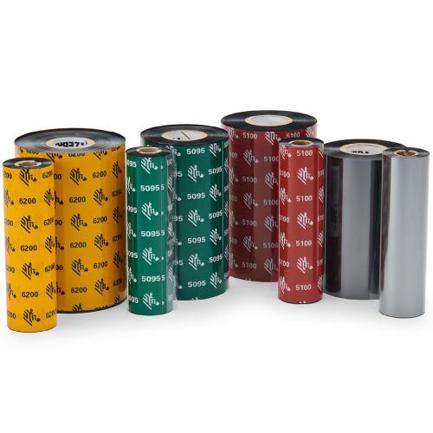 Cinta de Cera Zebra 83mm x 450m (327 Pulgadas x 1476 Pies) 2000 Estandar Nucleo de 25mm (1 Pulgada) 24/Caja