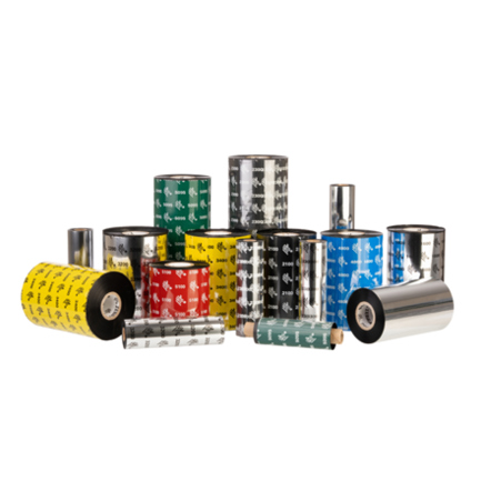 Cinta de impresora Zebra 1600 Cera Negra Transferencia Térmica 110mm x 74m Núcleo 12mm C/24
