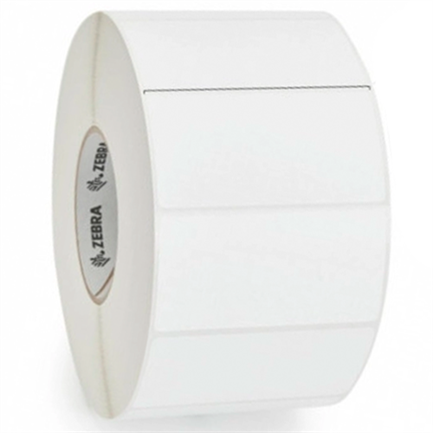 Etiqueta Papel Zebra 4"x2" TT Z-Perform 1500T Recubierto Adhesivo Permanente Núcleo 3" 3000/Rollo 4/Caja