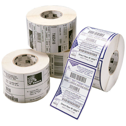 Etiqueta Zebra de papel DT/Z-Perform1000D Nucleo de 0.75/125 Etiquetas x Rollo/36 rollos x Caja para Impresoras ZQ