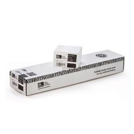 Tarjeta PVC Zebra CR80 con Banda Magnética HiCo Compatible ZC100 ZC300 ZXP Series 500 tarjetas/caja