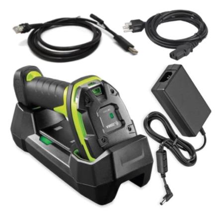 Escaner Industrial Zebra Inalambrico DS3678-ER 1D/2D (Lectura Extendida de hasta 21.4m / Digimarc) Rugged con Motor Vibrador incluye (CBA-U42-S07PAR) (STB3678-C100F3WW) (PWRS-14000-148R) (23844-00-00R)