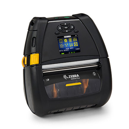 Impresora Zebra ZQ630 Plus TD 4" WiFi 6 802.11AX BT5x Platina con Revestimiento Core 0.75" Clip para Cinturon