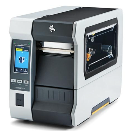 Impresora Zebra ZT610 TT 4" 600dpi Display tactil Puerto RS232 USB RJ-45 BTO 4.0 hostUSB con Rebobinado cable USA ZPL
