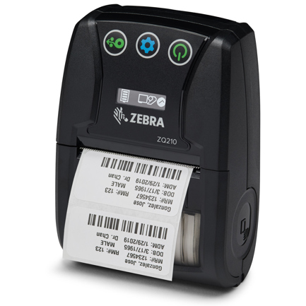 Impresora Movil Zebra ZQ210 Termica Directa 2 pulgadas Bluetooth Android iOS Compatible CPCL