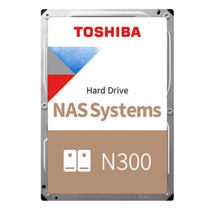 Disco Duro Interno Toshiba N300 8TB 3.5" 7200RPM SATA lll 6Gbit/s Caché 256MB para NAS
