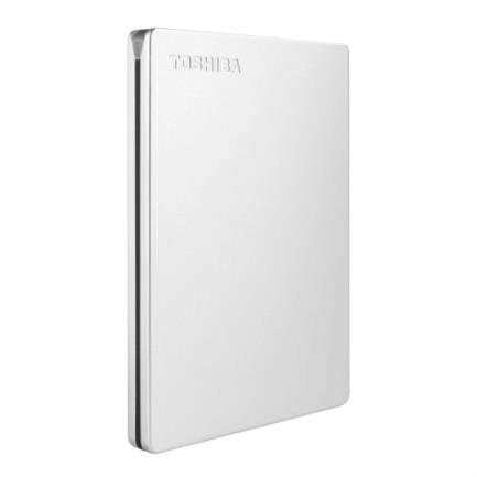 Disco Duro Externo Toshiba Canvio Slim 1TB 2.5" USB 3.0 Color Plata para Windows y Mac