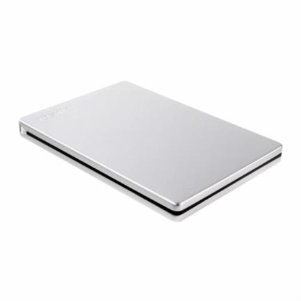 Disco Duro Externo Toshiba Canvio Slim 1TB 2.5" USB 3.0 Color Plata para Windows y Mac 2