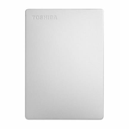 Disco Duro Externo Toshiba Canvio Slim 1TB 2.5" USB 3.0 Color Plata para Windows y Mac 3