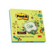 Notas adhesivas 3m post it super sticky style color ne&oacute;n 2 pads de 45 hojas